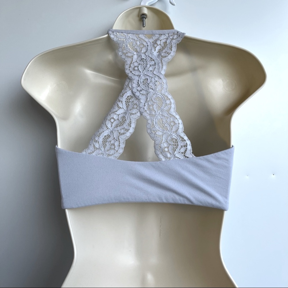 Victoria’s Secret Lavender Blue Padded Bra with Lace Back